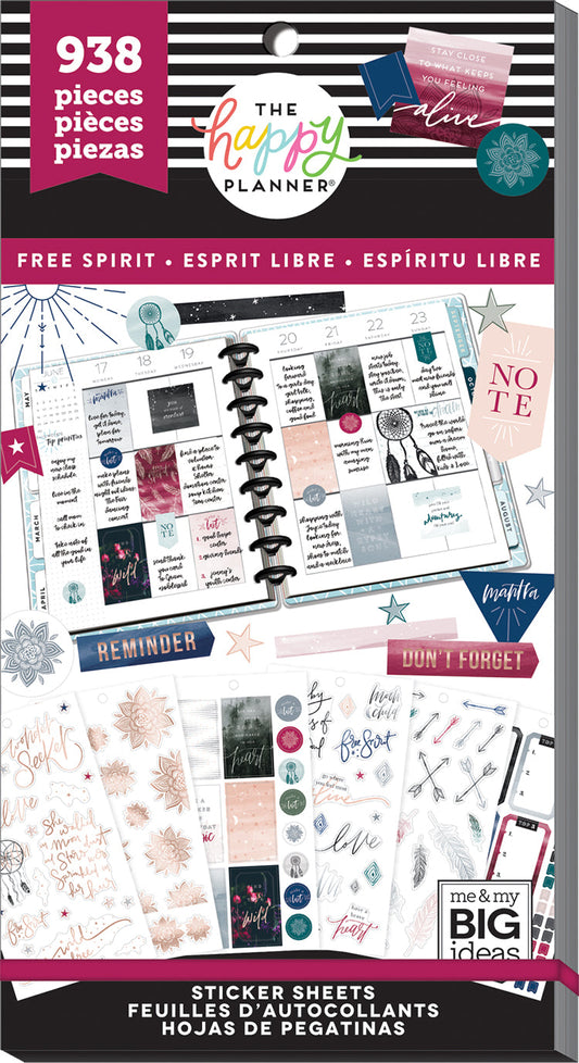 Value Pack Stickers - Free Spirit (Boho)