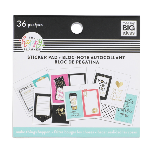 Tiny Sticker Pad - Make Things Happen