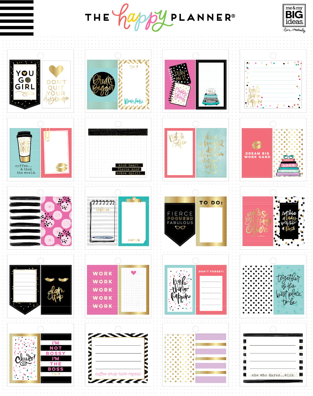 Tiny Sticker Pad - Make Things Happen