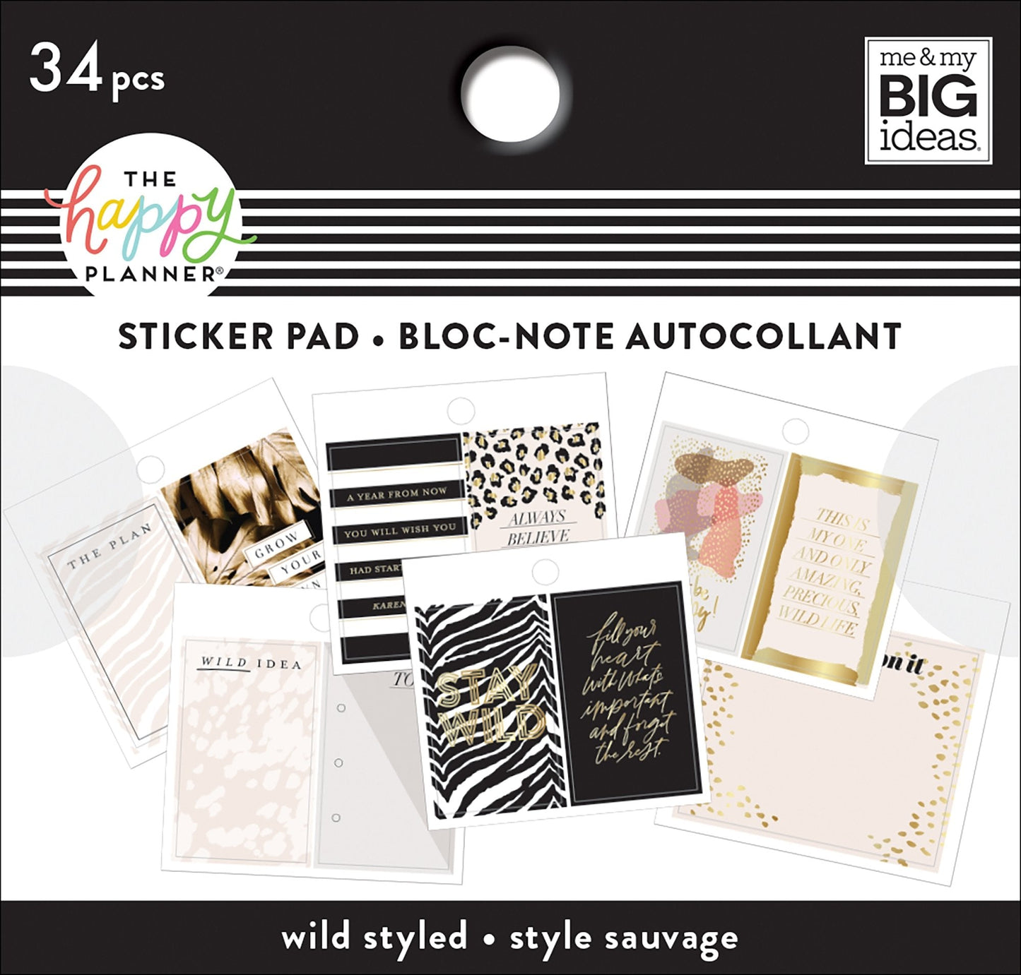 Tiny Sticker Pad - Wild Styled