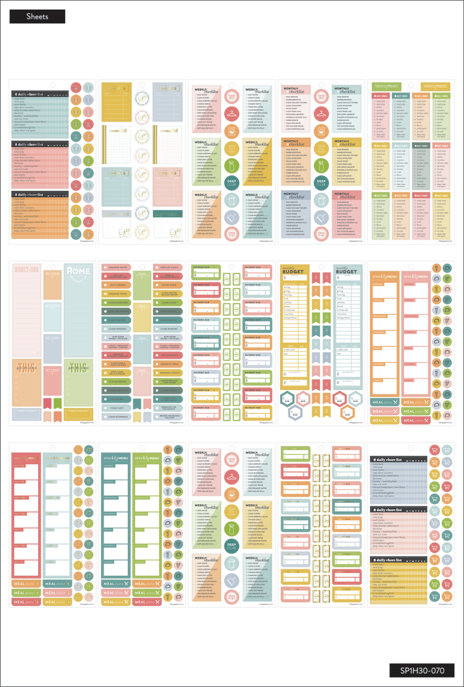 Value Pack Sticker - Daily Chores