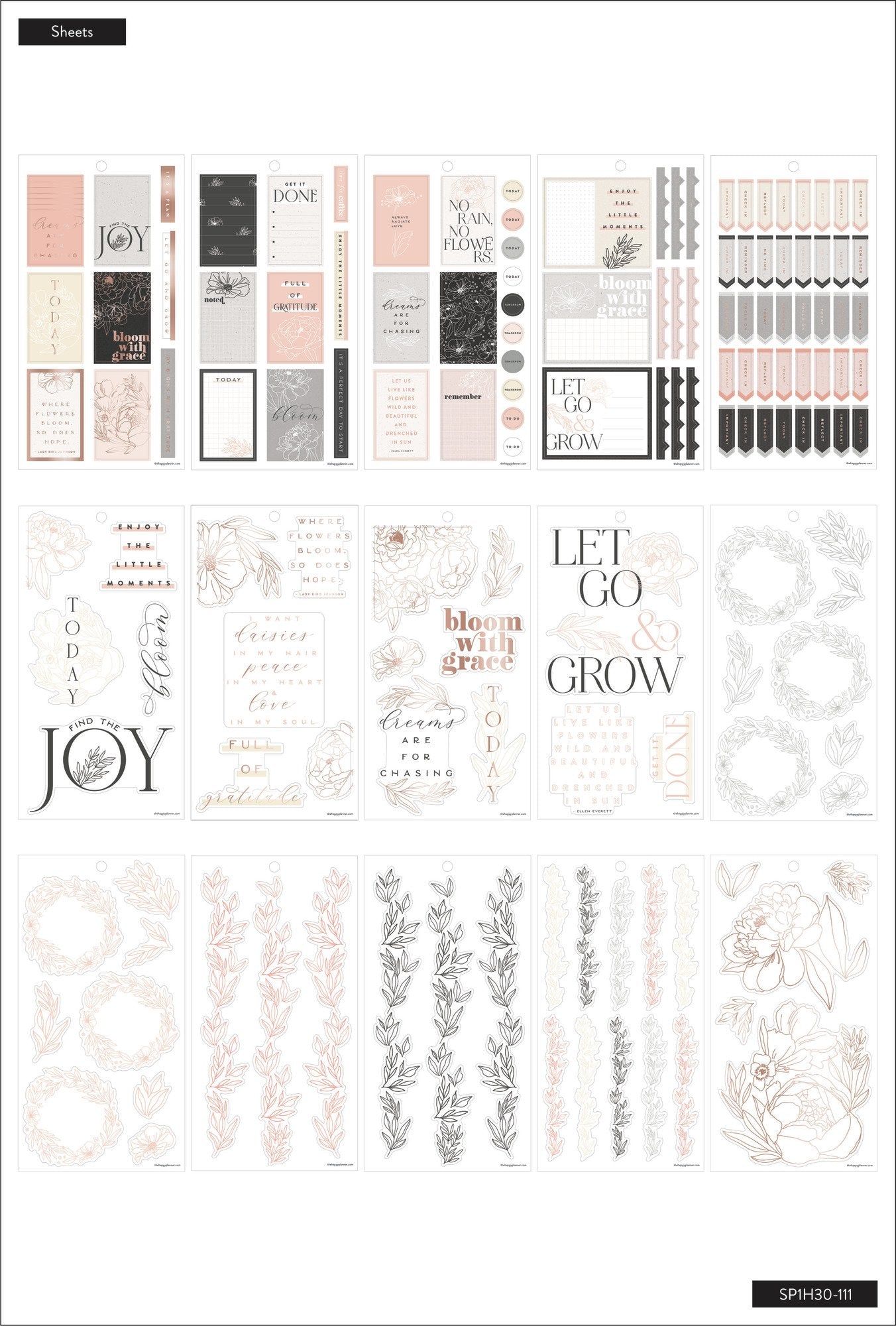 Sophisticated Florals - Value Pack Sticker Book