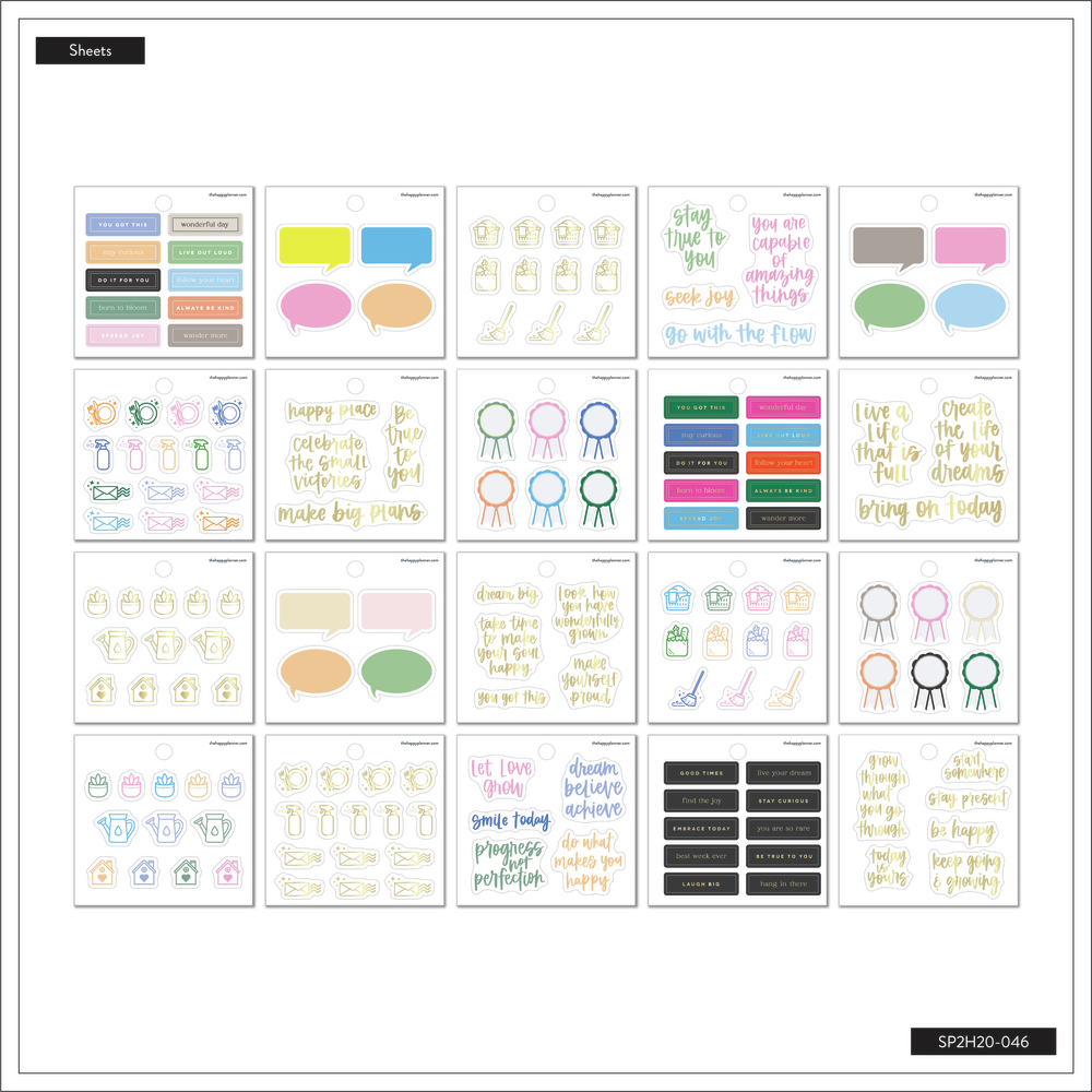 Journaling Icons & Quotes - Tiny Sticker Pad