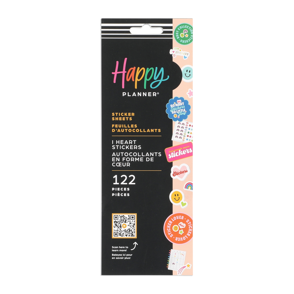 I Heart Stickers - 8 Sticker Sheets