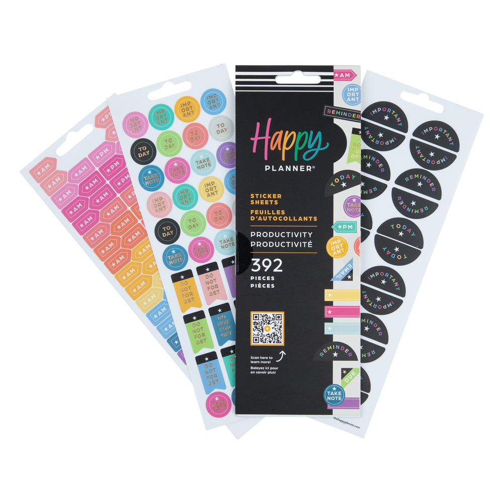 Productivity - 8 Sticker Sheets