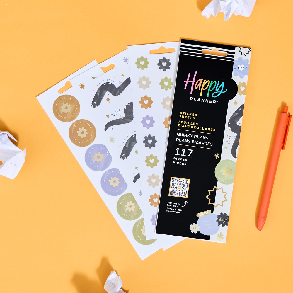 Quirky Plans Student - 8 Sticker Sheets