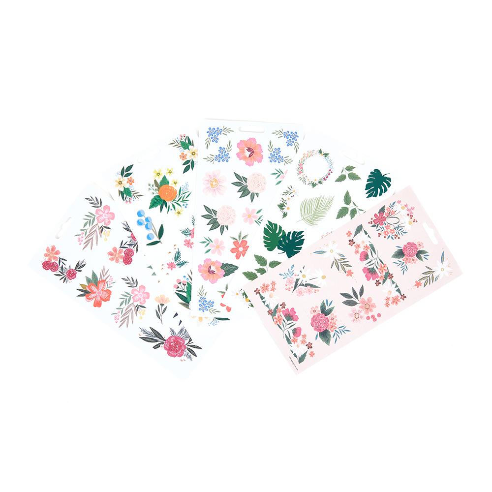 Spring Florals - 5 Sticker Sheets
