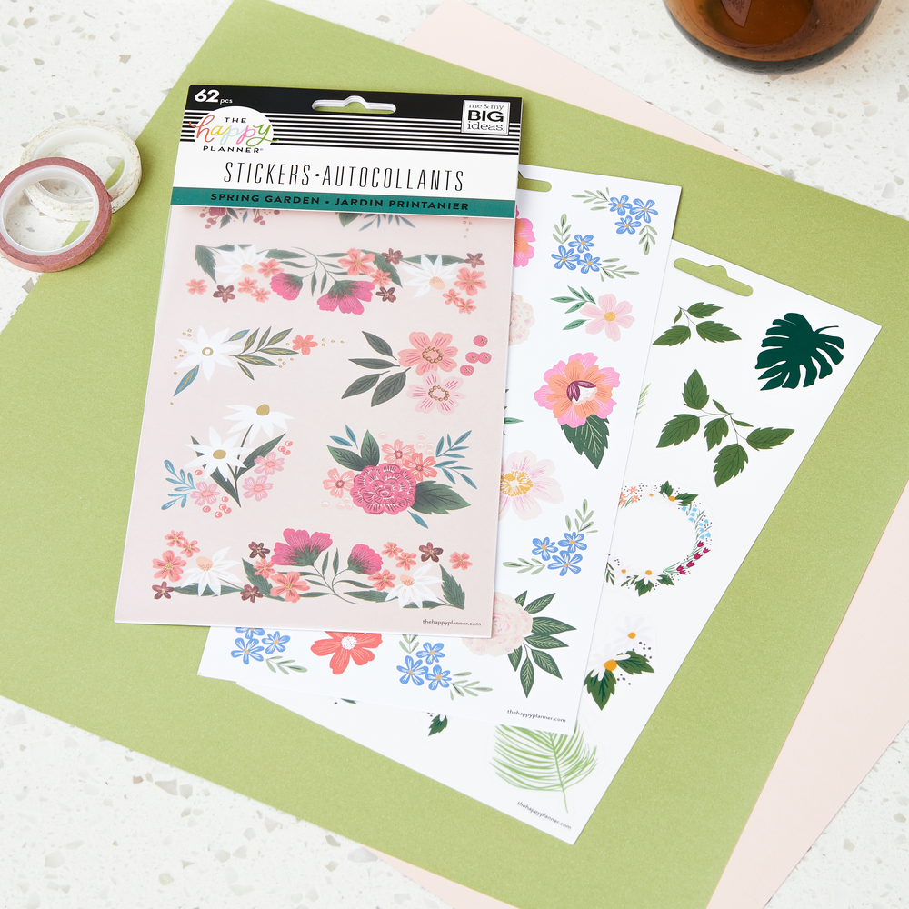 Spring Florals - 5 Sticker Sheets