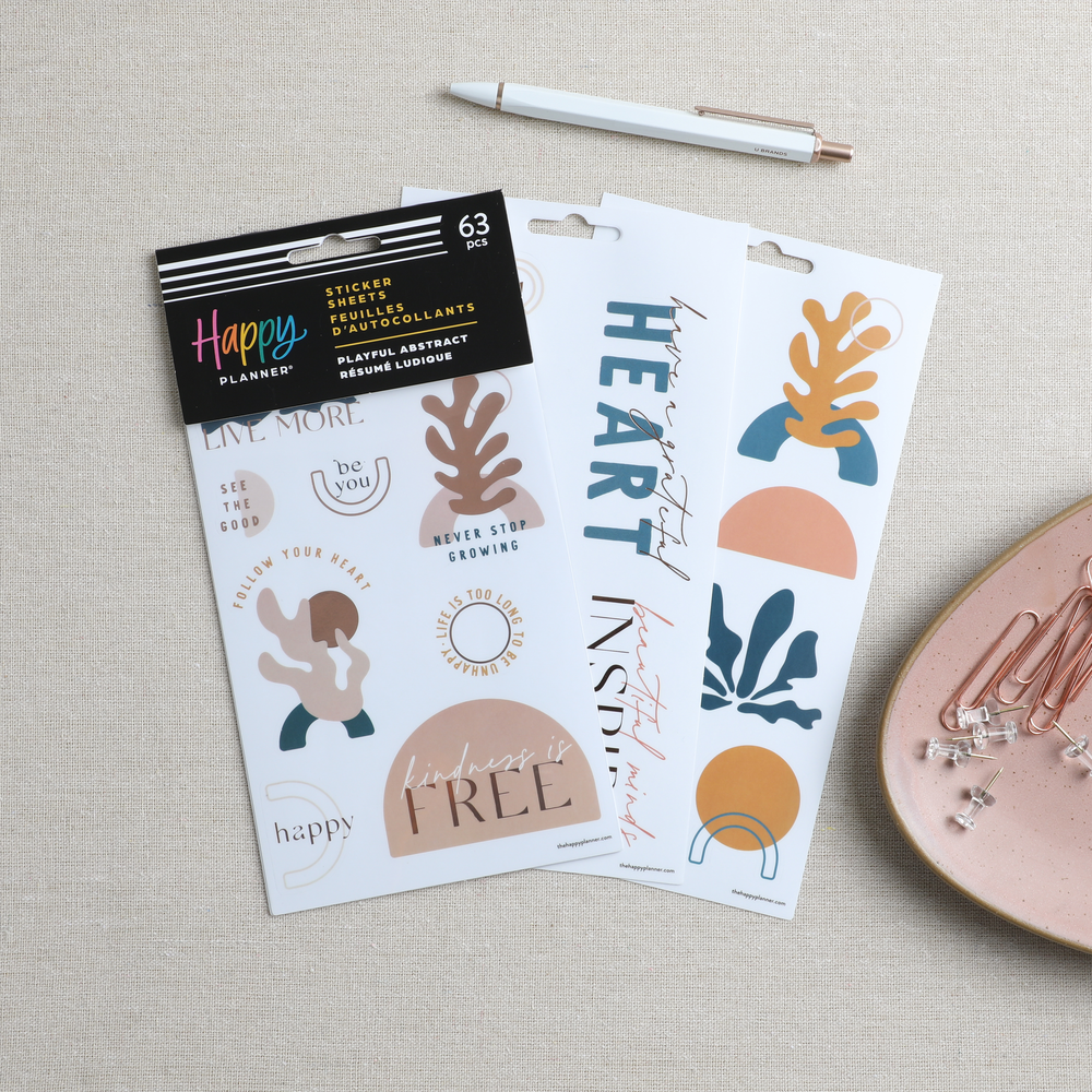 Playful Abstract  - 5 Sticker Sheets