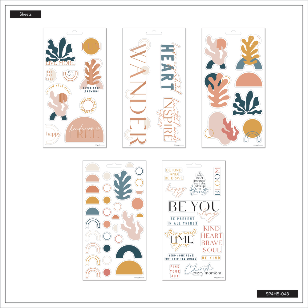 Playful Abstract  - 5 Sticker Sheets