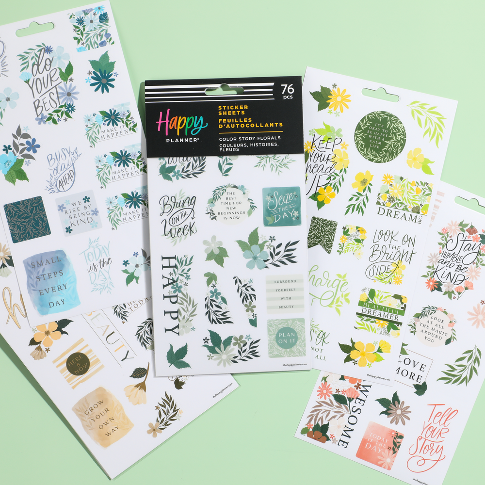 Floral Color Story - 5 Sticker Sheets