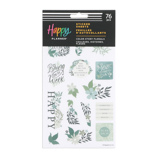 Floral Color Story - 5 Sticker Sheets