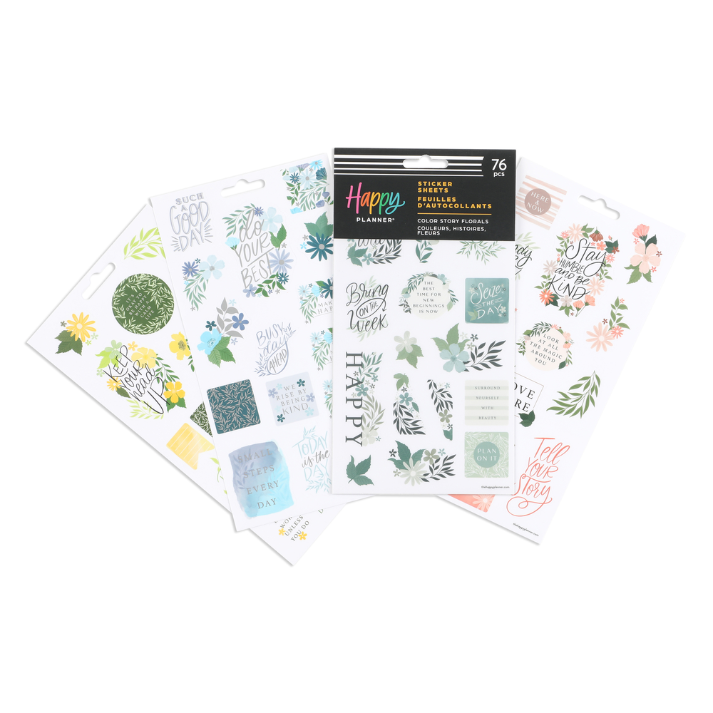 Floral Color Story - 5 Sticker Sheets