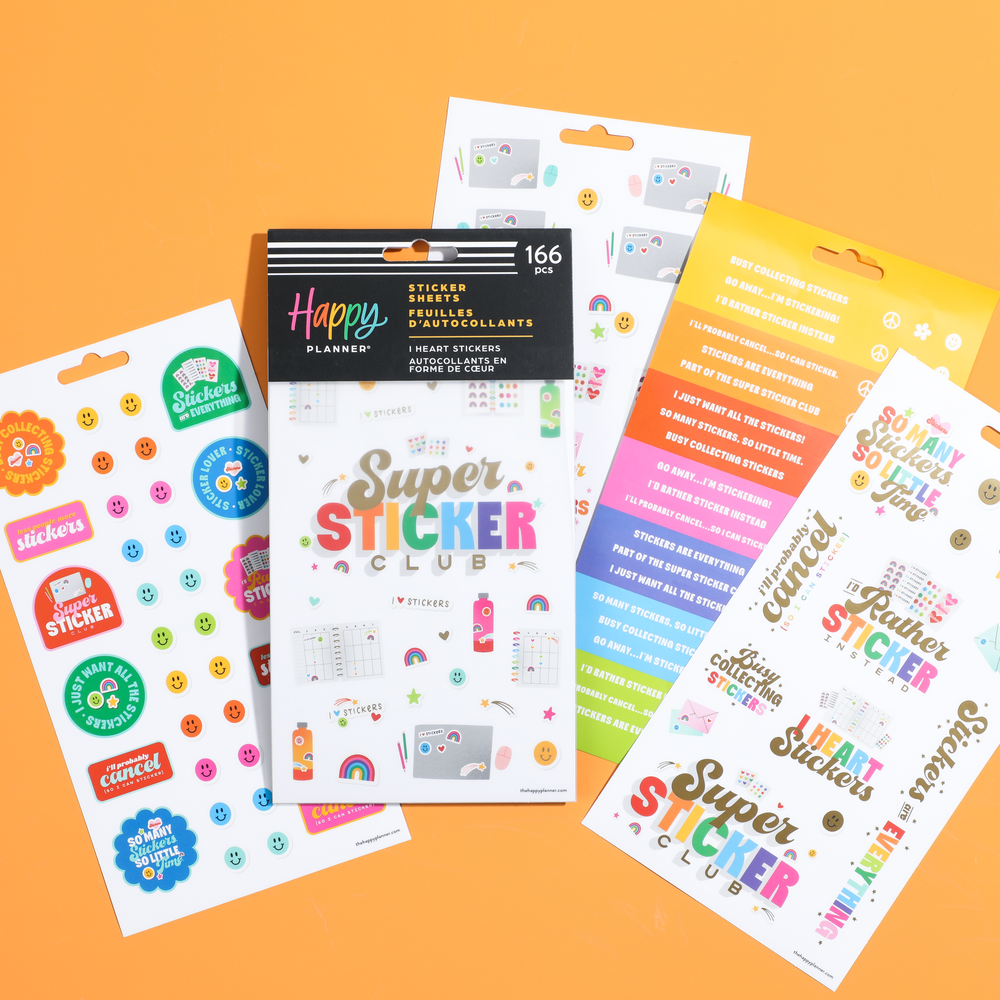 I Heart Stickers - 5 Sticker Sheets