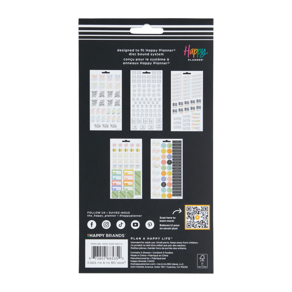 Planner Essentials - 5 Sticker Sheets