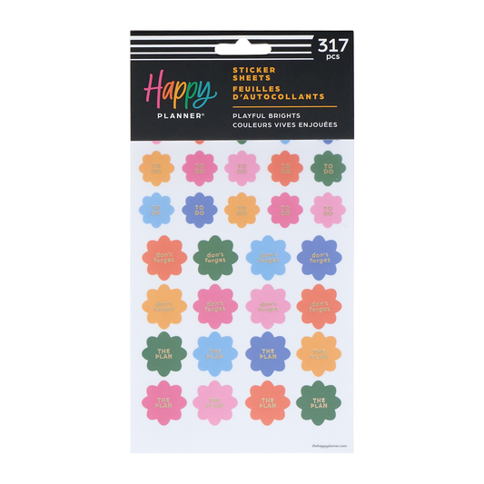 Playful Brights Student - 5 Sticker Sheets