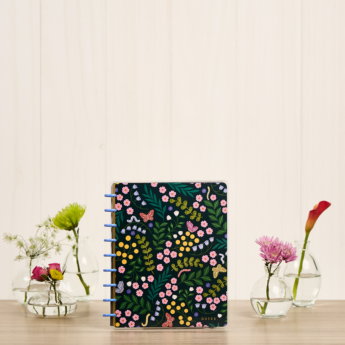 Midnight Meadow - Dotted Lined Classic Notebook - 60 Sheets