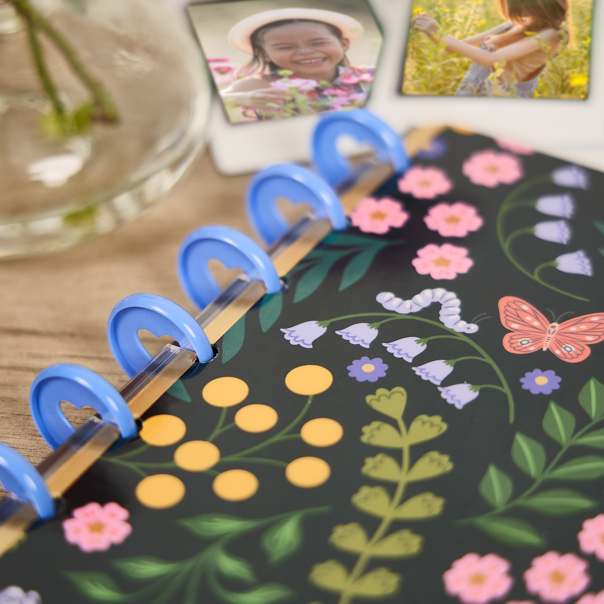 Midnight Meadow - Dotted Lined Classic Notebook - 60 Sheets