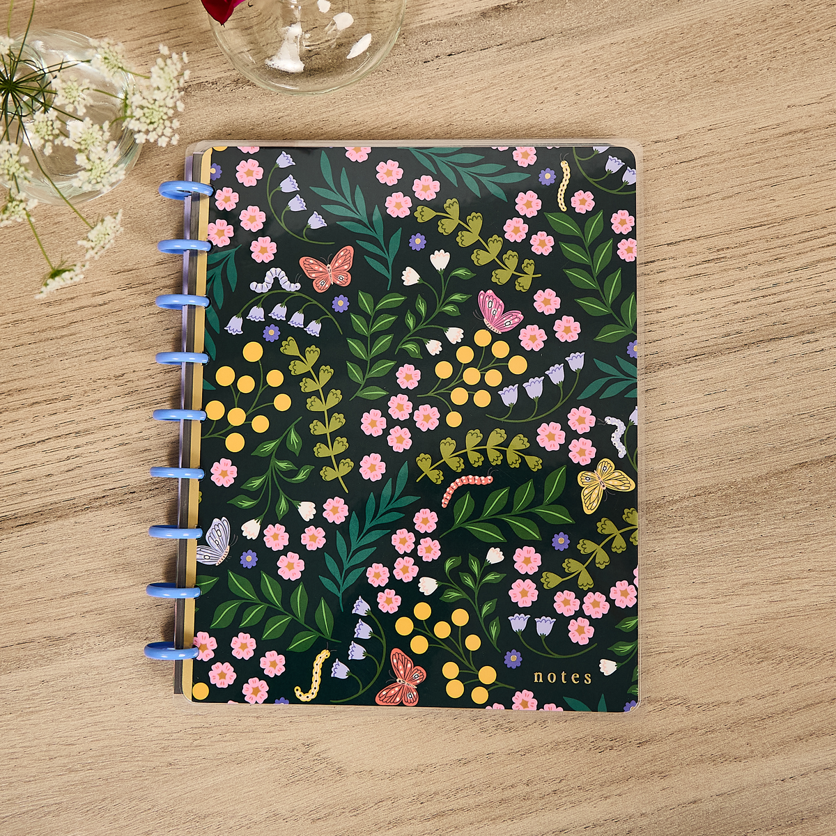 Midnight Meadow - Dotted Lined Classic Notebook - 60 Sheets