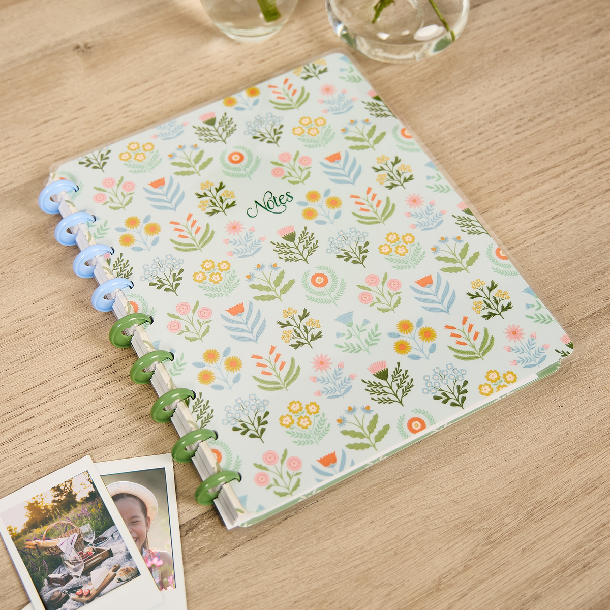 Cottage Charm - Dotted Lined + Dot Grid Classic Notebook - 60 Sheets