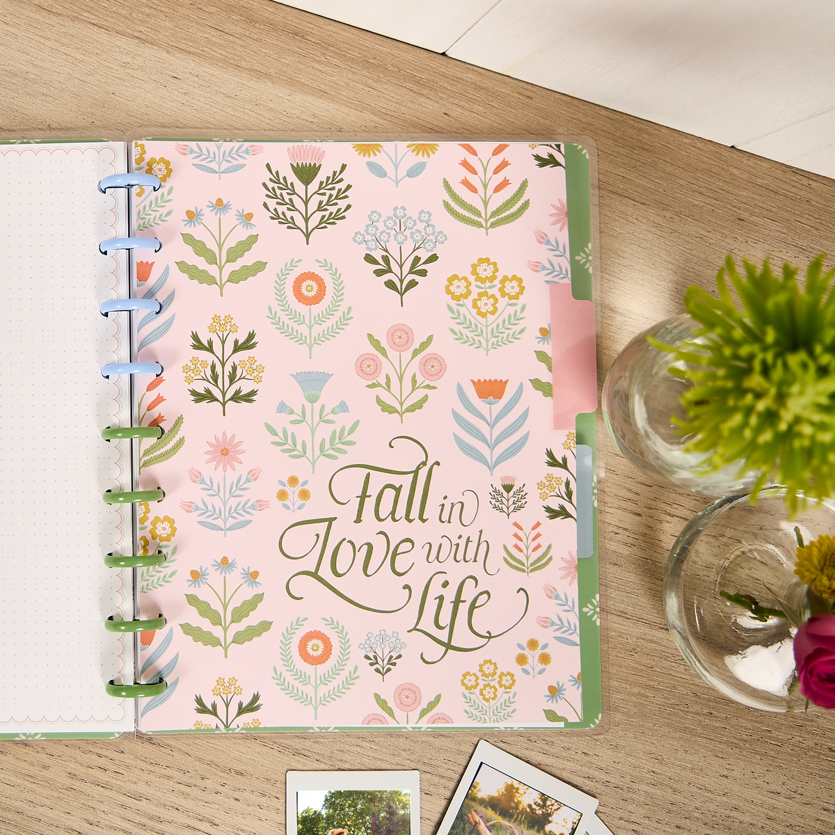 Cottage Charm - Dotted Lined + Dot Grid Classic Notebook - 60 Sheets