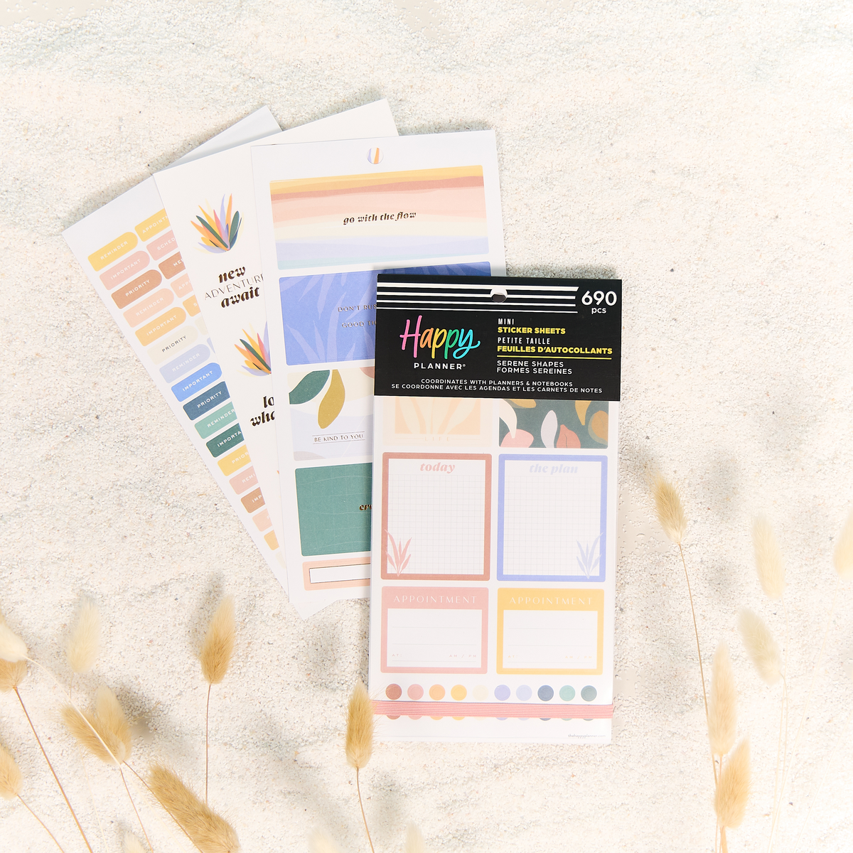Serene Shapes - Value Pack Stickers - Mini