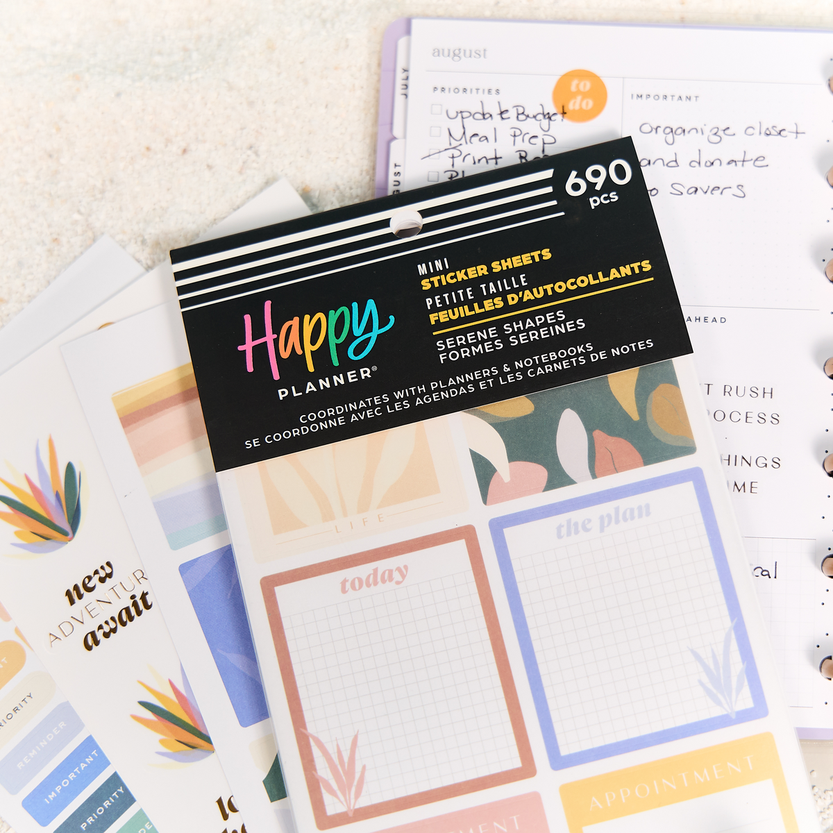 Serene Shapes - Value Pack Stickers - Mini