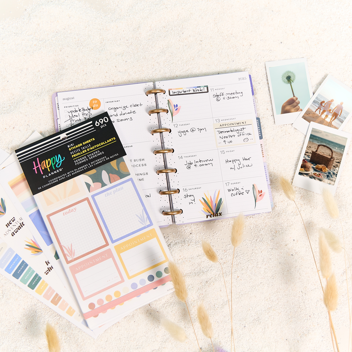 Serene Shapes - Value Pack Stickers - Mini