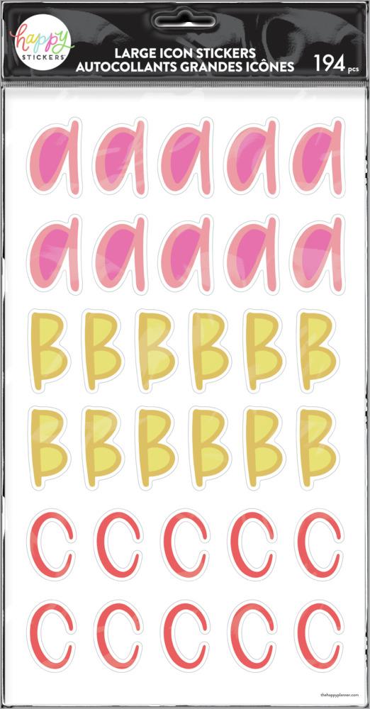 Whimsical Brights Alphabet Stickers