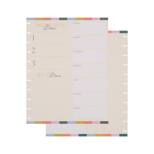 Priorities & Plans - Dashboard Big Filler Paper - 40 Sheets