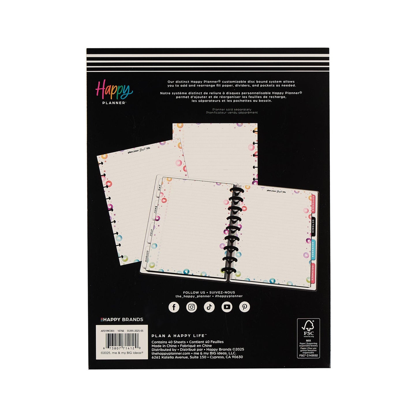10 Years of Happy - Checklist Classic Filler Paper - 40 Sheets