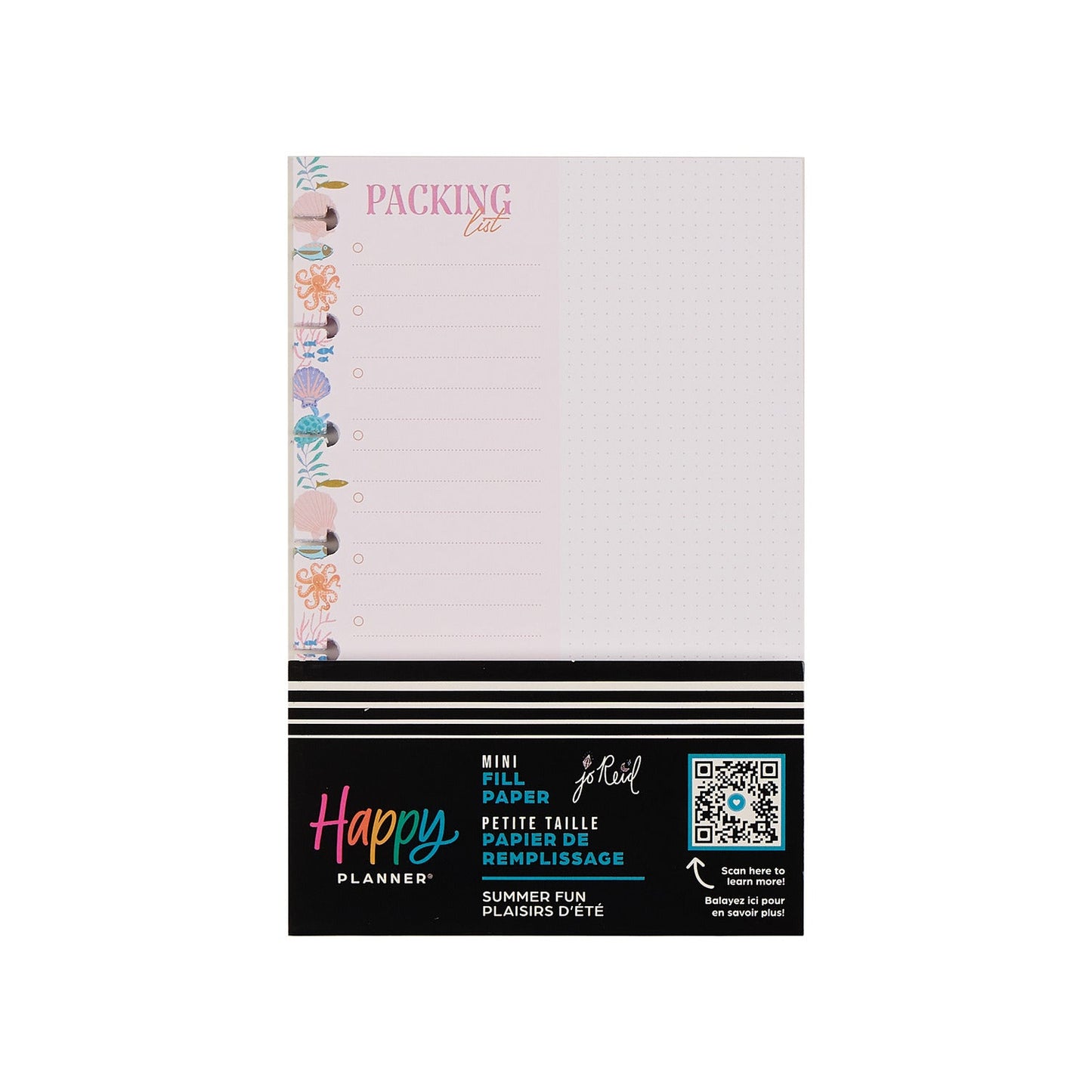 Packing List - Checklist + Dot Grid Mini Filler Paper - 40 Sheets