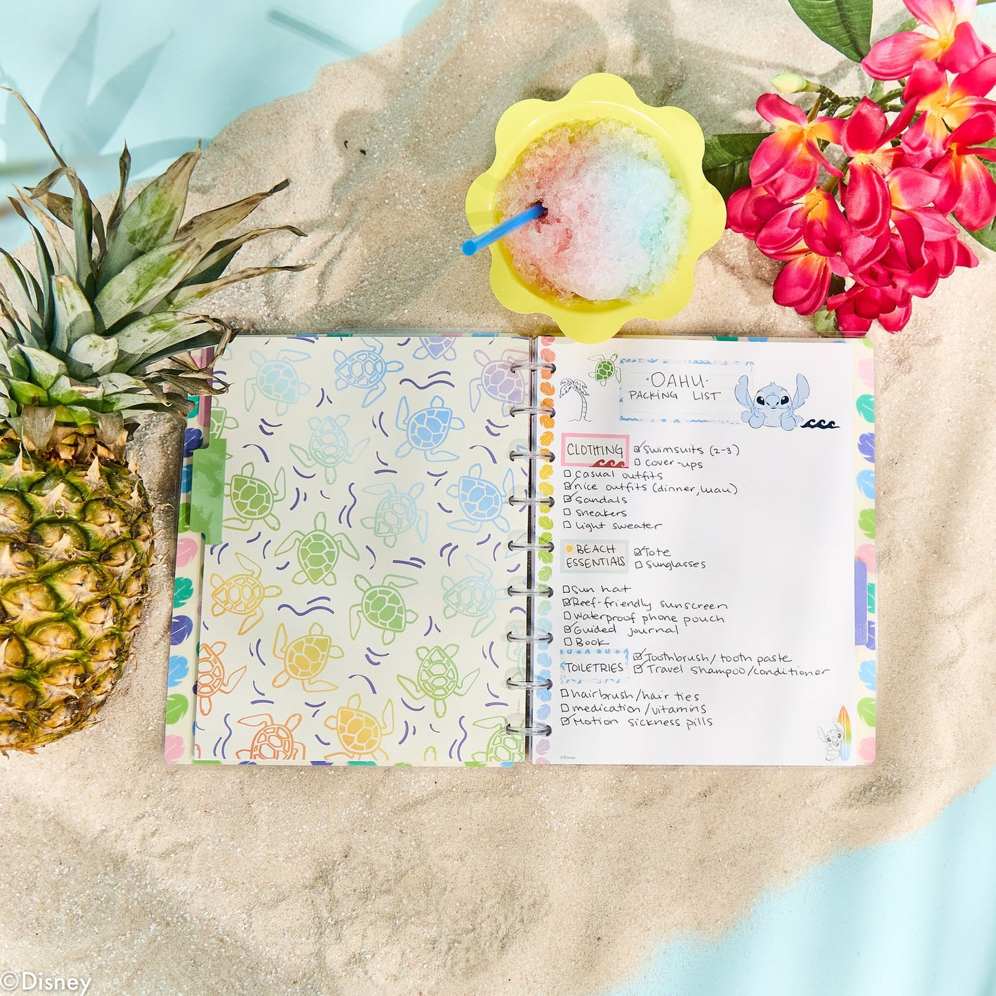 Disney Lilo & Stitch Make Waves - Dotted Lined Classic Notebook - 60 Sheets