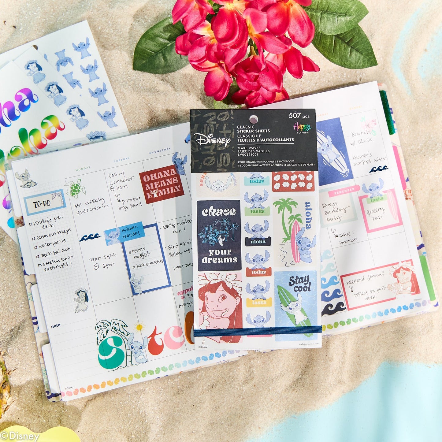 Disney Lilo & Stitch Make Waves - Value Pack Stickers