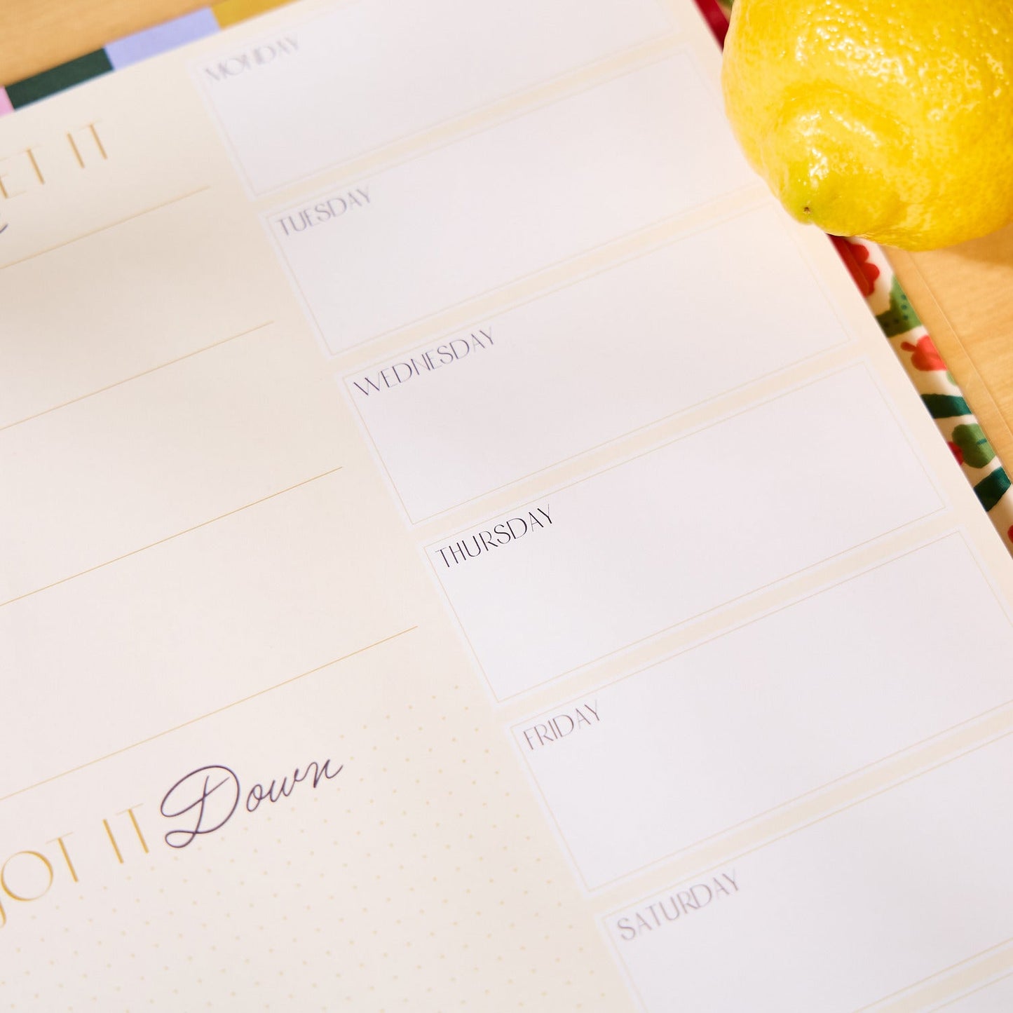 Priorities & Plans - Dashboard Big Filler Paper - 40 Sheets