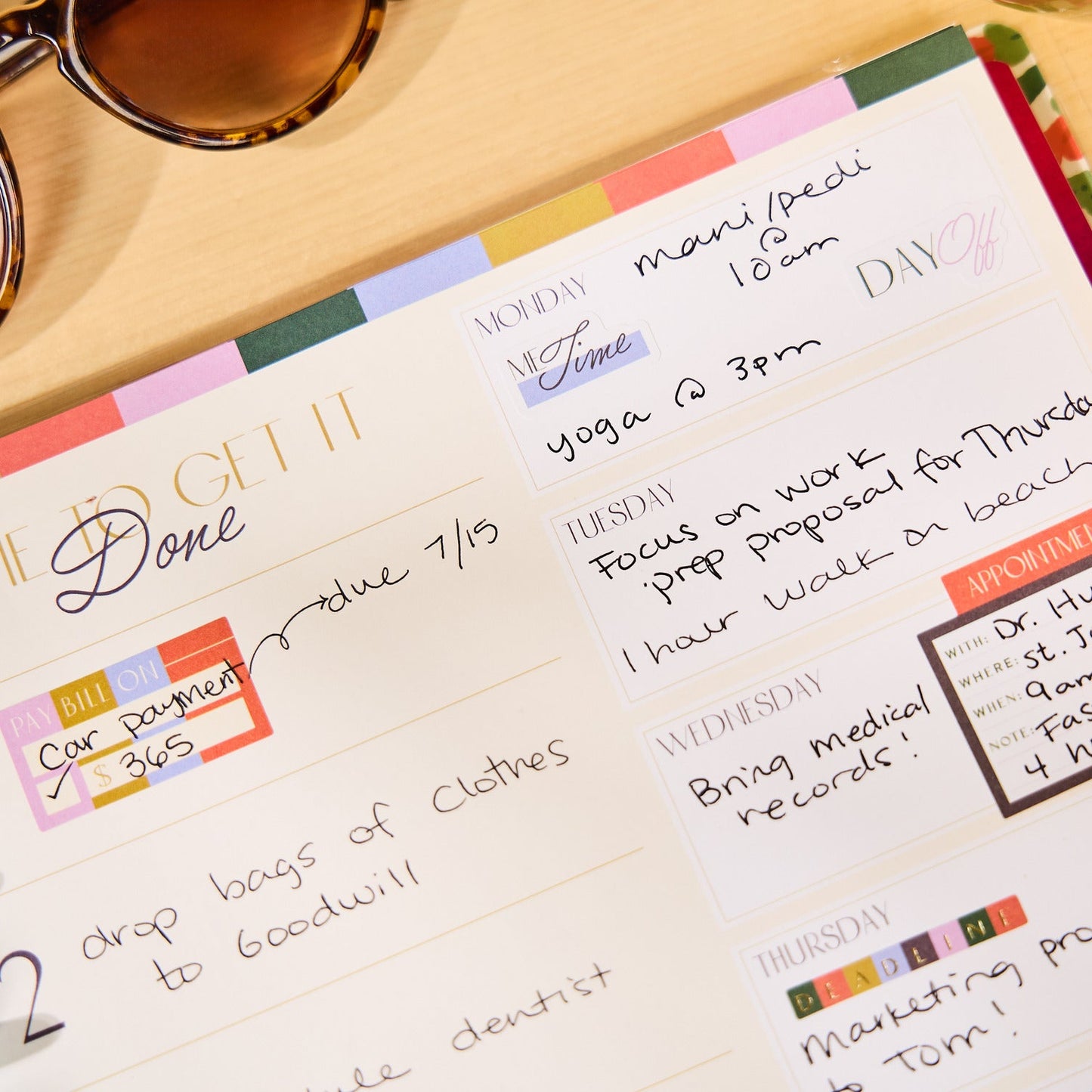 Priorities & Plans - Dashboard Big Filler Paper - 40 Sheets