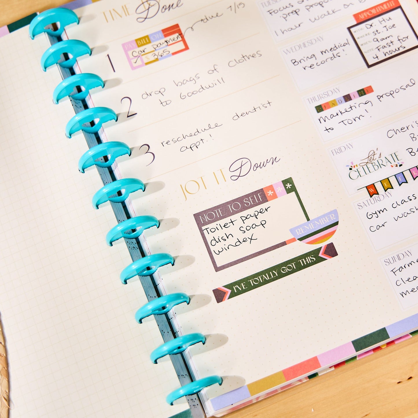 Priorities & Plans - Dashboard Big Filler Paper - 40 Sheets
