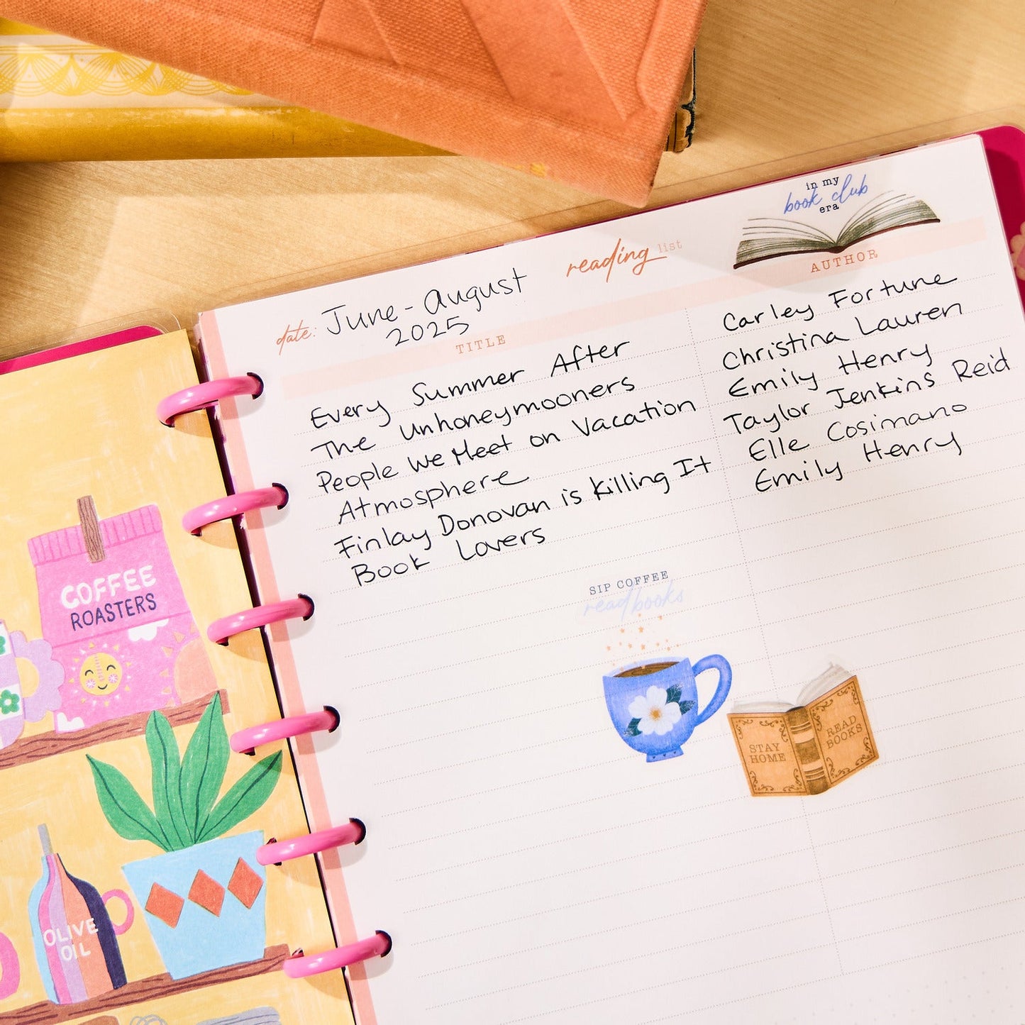 Cozy Reading - Reading List Classic Filler Paper - 40 Sheets