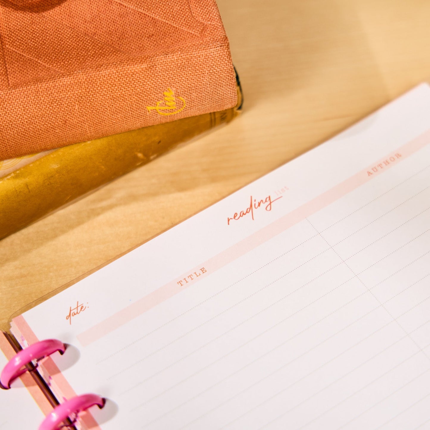 Cozy Reading - Reading List Classic Filler Paper - 40 Sheets