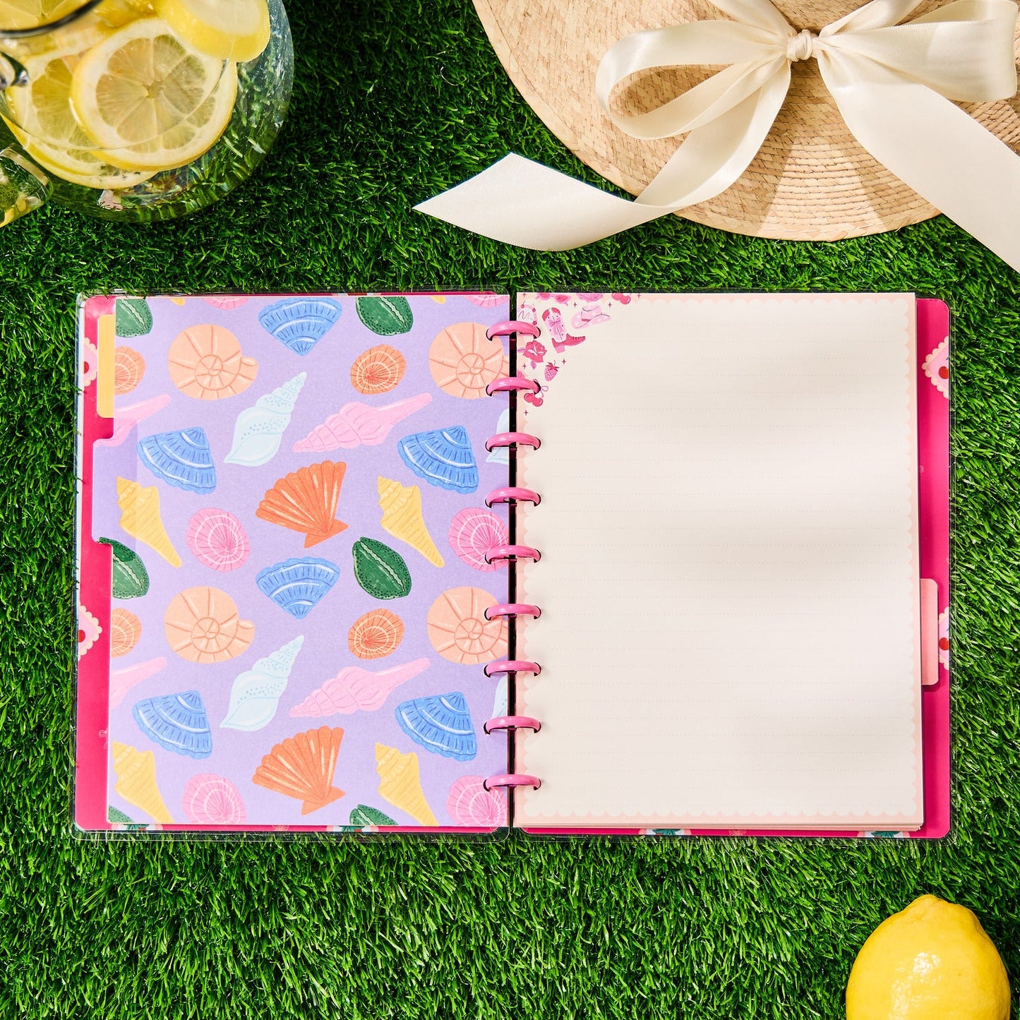 Happy Little Vibes - Dotted Lined Classic Notebook - 60 Sheets