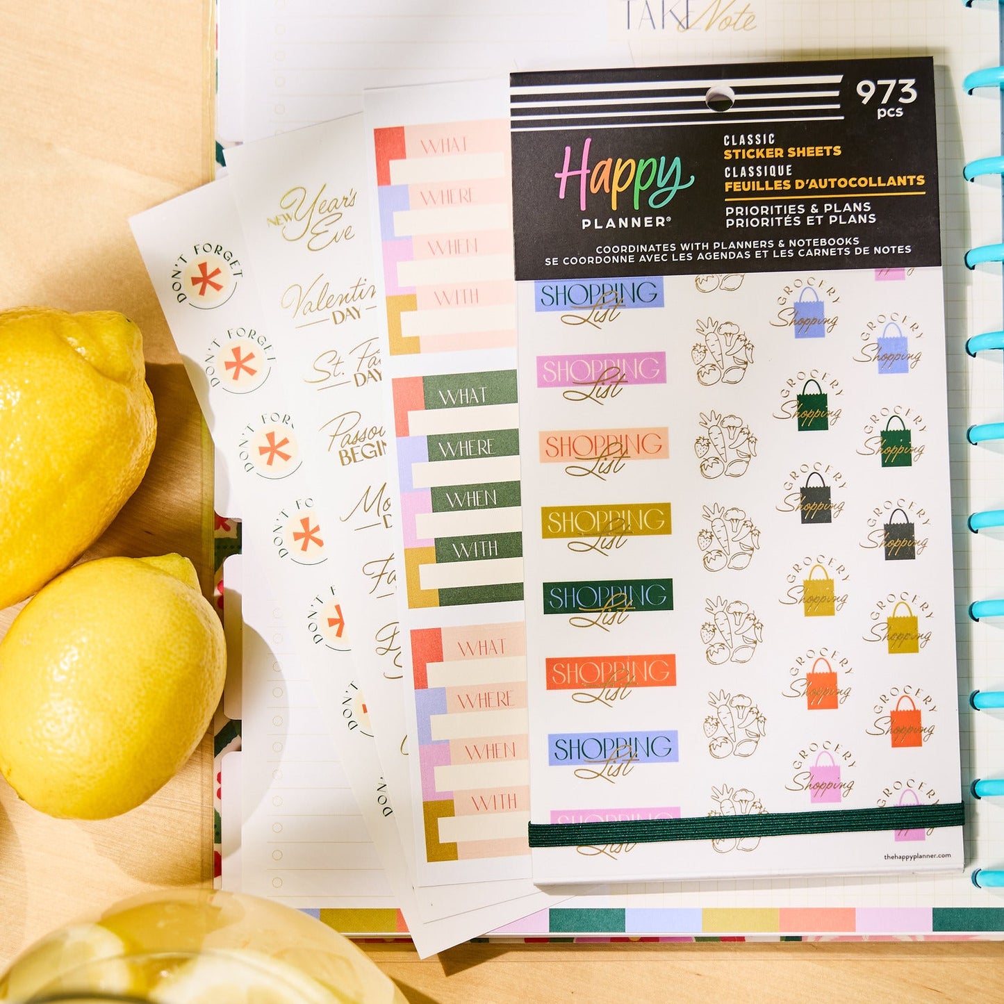 Priorities & Plans - Value Pack Stickers