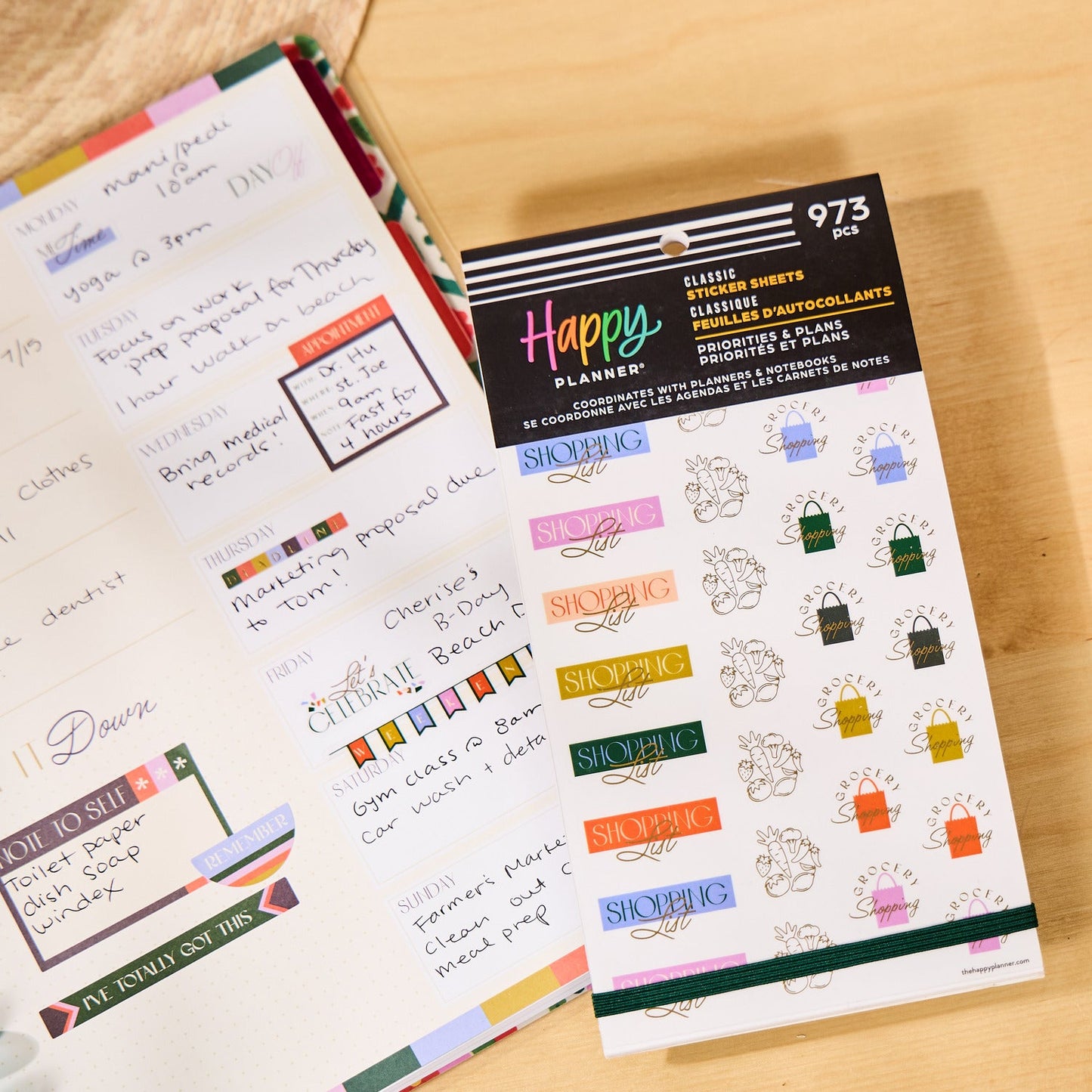 Priorities & Plans - Value Pack Stickers