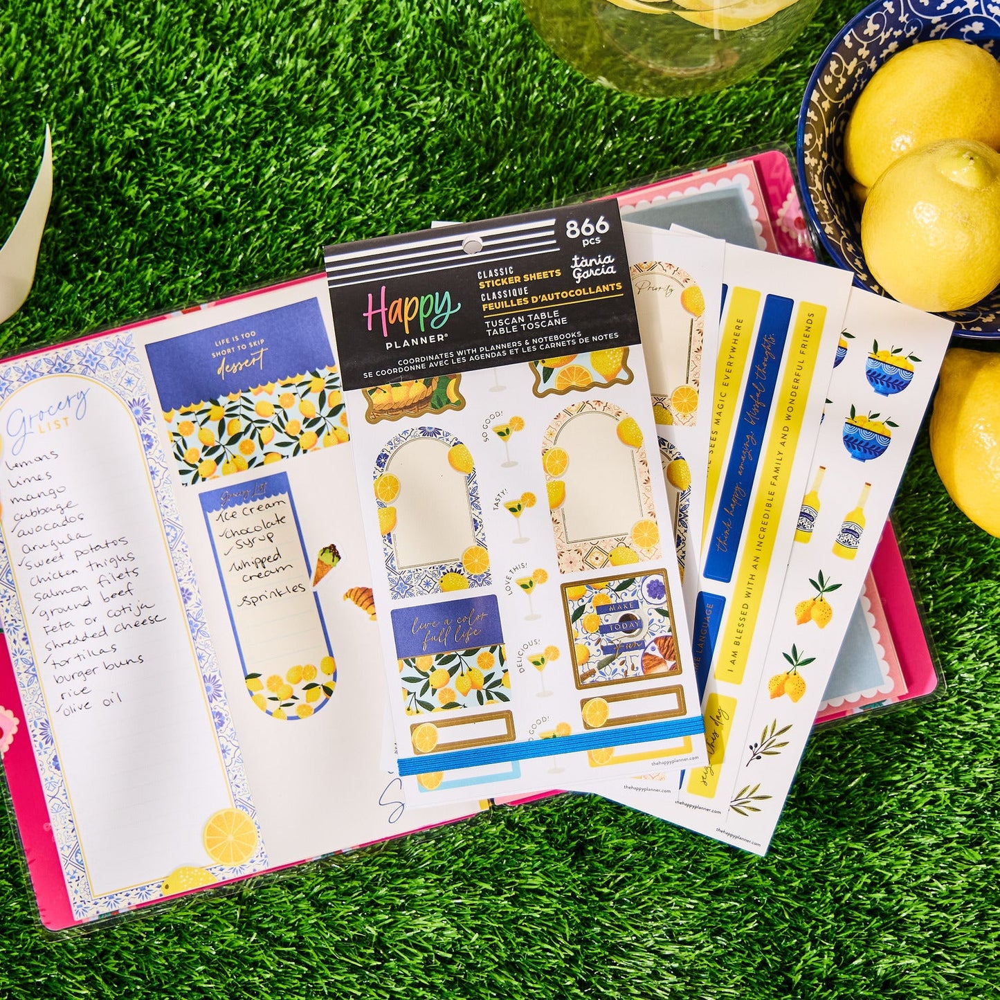 Tuscan Table Meal Planning - Value Pack Stickers