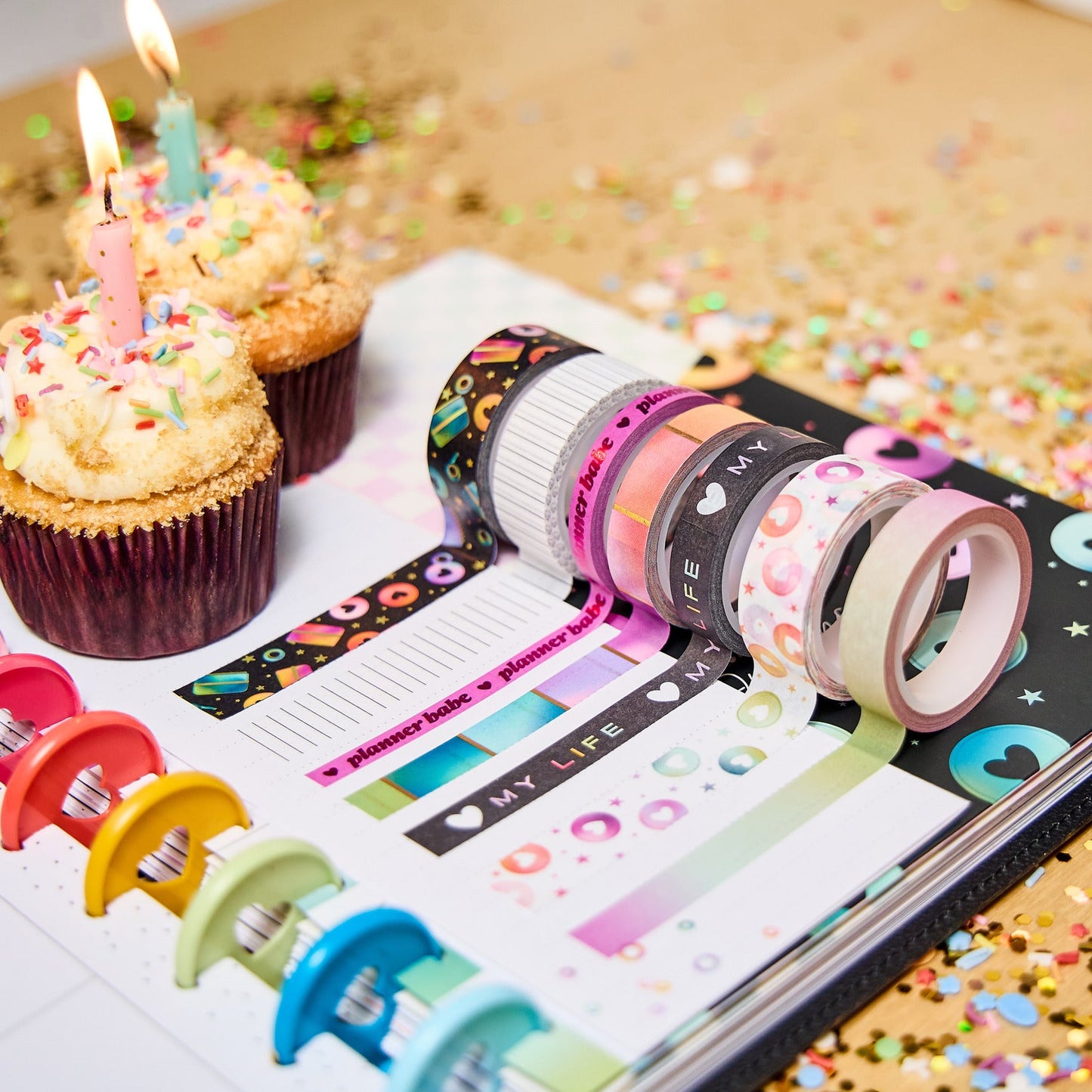 10 Years of Happy - Washi Tape - 7 Pack