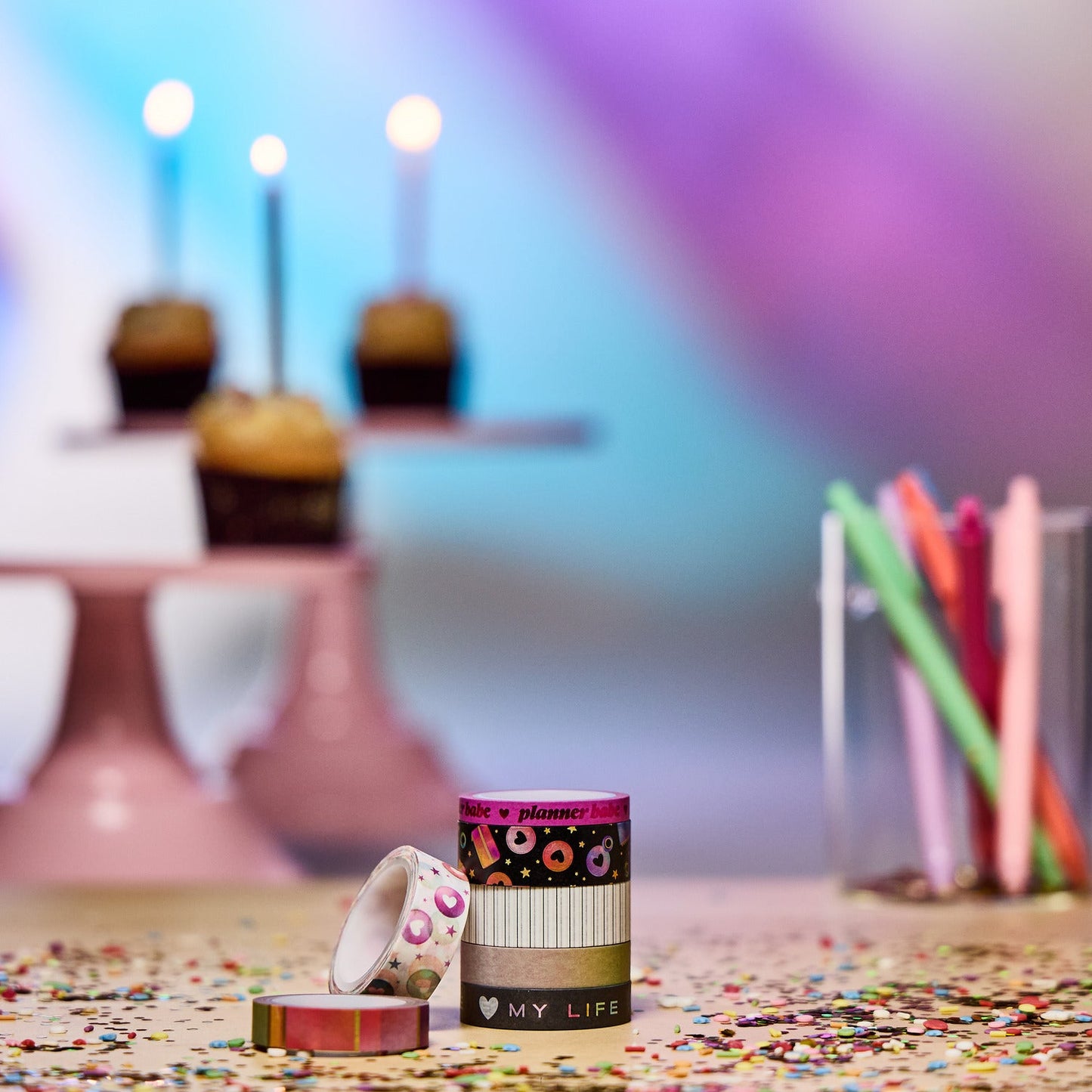 10 Years of Happy - Washi Tape - 7 Pack