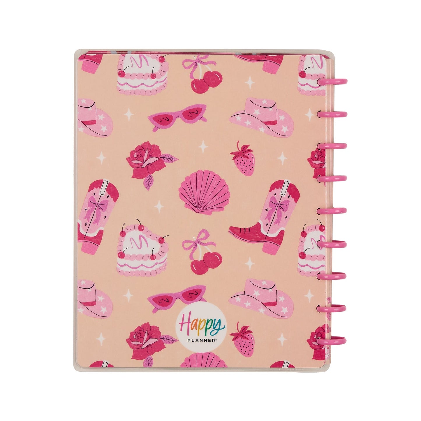 Happy Little Vibes - Dotted Lined Classic Notebook - 60 Sheets