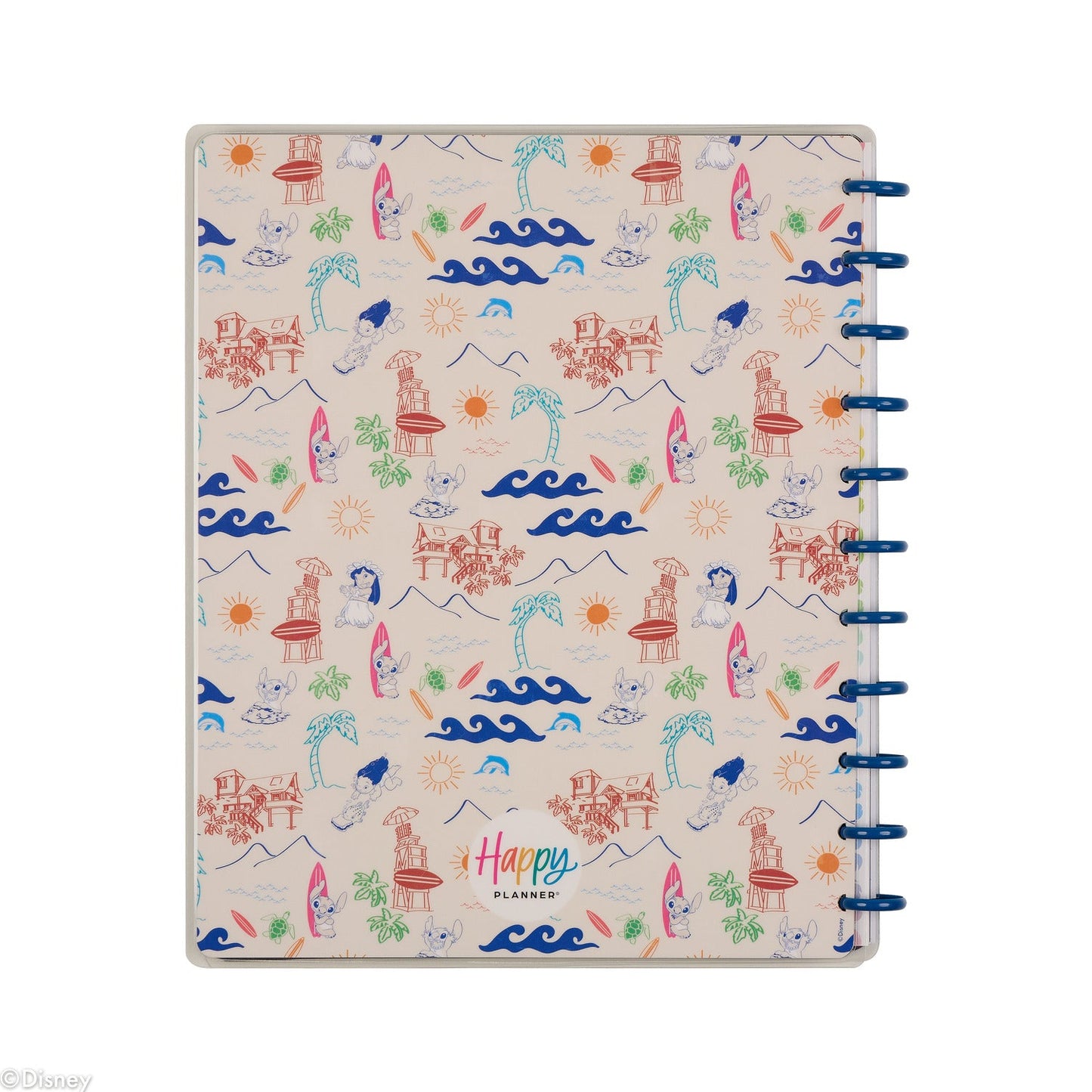 Disney Lilo & Stitch Make Waves - Dotted Lined Big Notebook - 60 Sheets