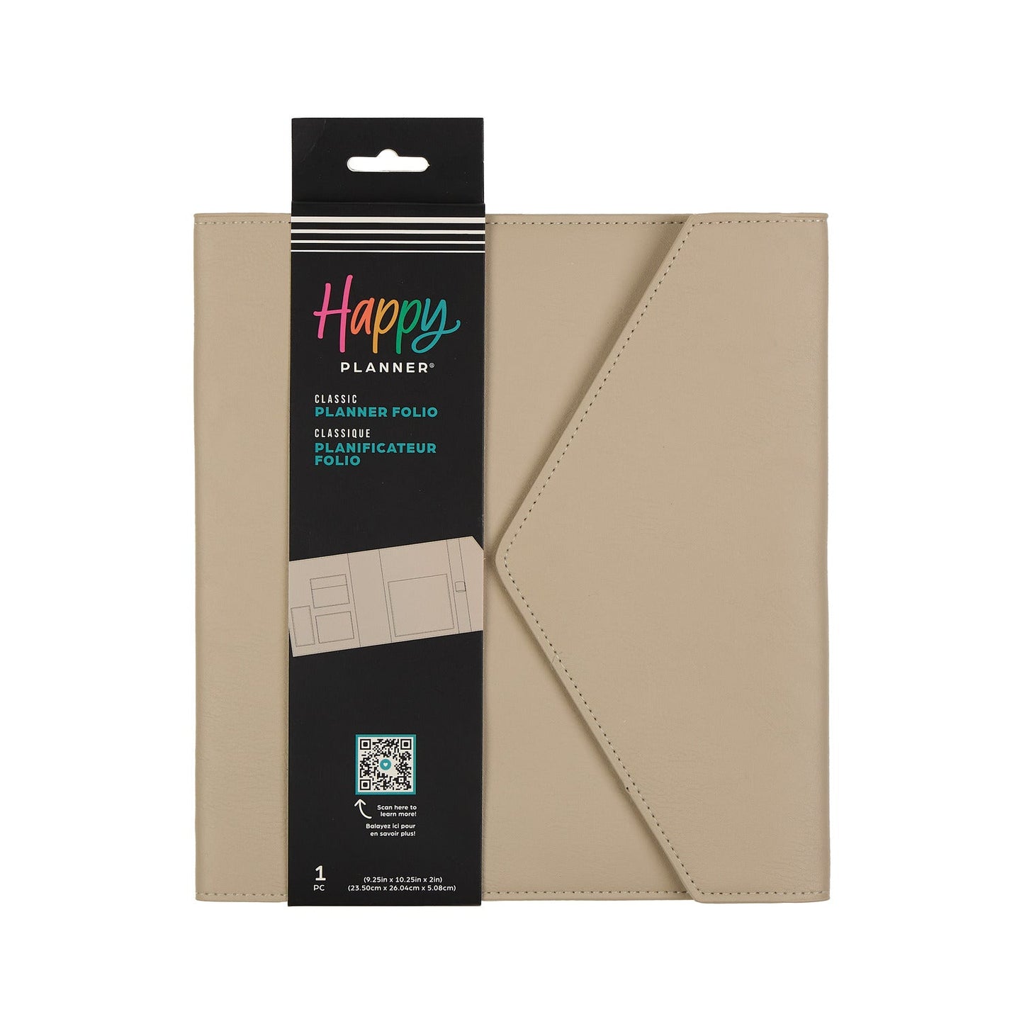 Taupe Vegan Leather - Deluxe Classic Planner Folio