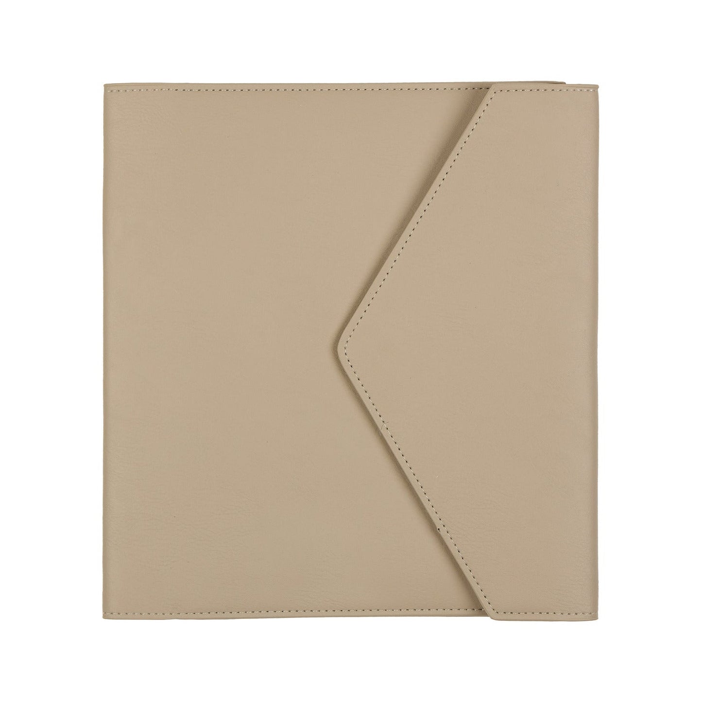 Taupe Vegan Leather - Deluxe Classic Planner Folio