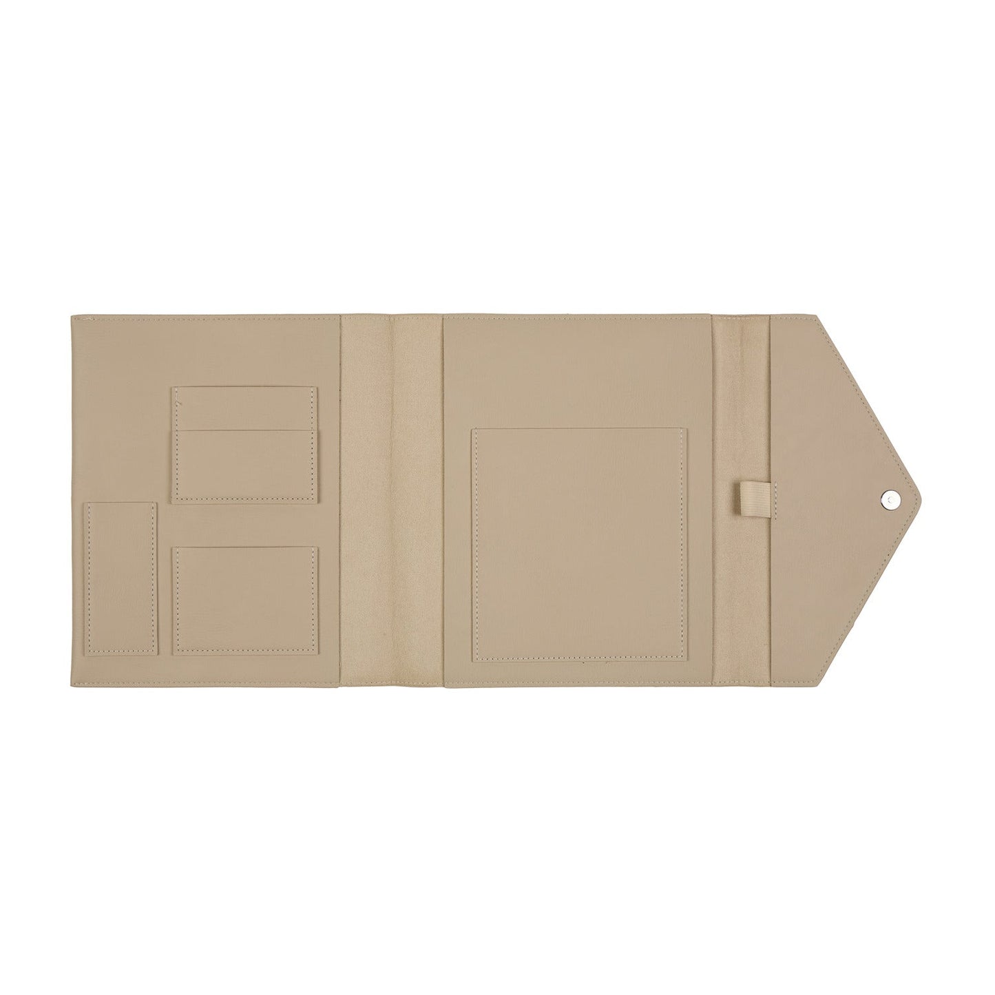 Taupe Vegan Leather - Deluxe Classic Planner Folio